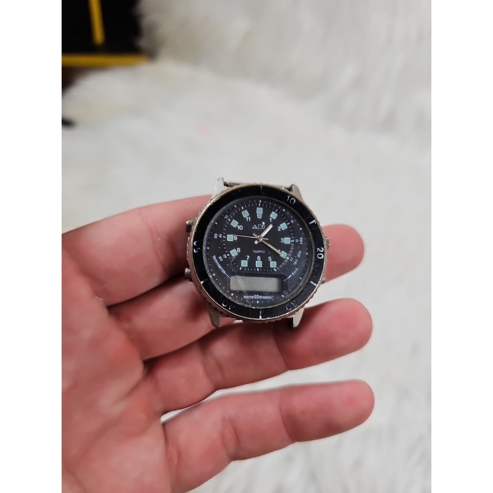Vintage Antique Super Rare ADi Tachymeter Watch Water Resistance 5 ATM - Picture 2 of 9